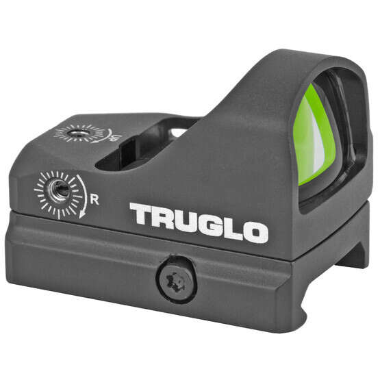 TRUGLO Tru-Tec 23mm Reflex Sight with 3 MOA Dot has an aluminum body